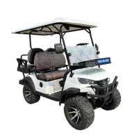 CE Approved Factory Price New Electric Golf Carts 4 Person Green New Energy Electric Golf Car 4+2 Seat 4KW/5KW/7KW Golf Cart