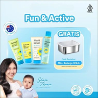 [FREE GIFT] Fun & Active - Baby Face & Body Sunscreen 30ml/ Face & Body Lotion 80ml/ Head to Toe Was