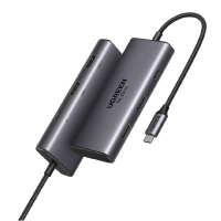 【UGREEN 綠聯】六合一Type-C集線器 雙HDMI 高階專業版