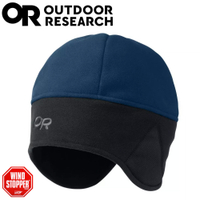 【Outdoor Research 美國 WIND WARRIOR防風透氣保暖護耳帽《藍/黑》】243548/保暖帽