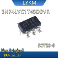 10/PCS New Original SN74LVC1T45DBVR SN74LVC1T45 Screen printing CT1F SOT23-6 Level shifter chip In Stock