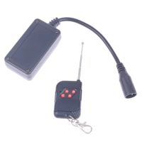 Portable 3 Pins XLR Wireless Remote Control Receiver For Smoke Fog Machine DJ Stage Controller Receptor Fogging 400W 900 1500W