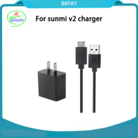 For sunmi v2/V2/v2 pro original charger Fast charging does not hurt the machine High power Includes charger and data cable