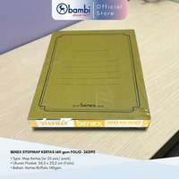 BENEX STOPMAP KERTAS 140 Gsm FOLIO 1 PACK 25 Lbr - 262193 Yellow
