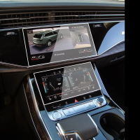 20252 chiếc Bảo vệ màn hình Phim kính cường lực Dành cho Audi Q7 Q8 2019 2020 Phim định vị xe hơi LC