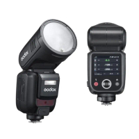 【Godox 神牛】V100 TTL 鋰電圓頭機頂閃光燈 觸控螢幕(公司貨)