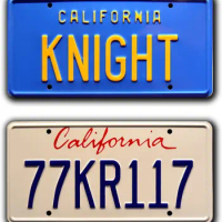 License Plate Knight Rider Metal License Plates -License Plate License Plate Frames Car Decor License Plate