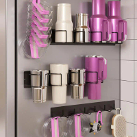 Rak penyimpanan karat-bukti Sturdy Magnetic Cup Caddy Magnetic Cup Storage Rack pemegang botol air d