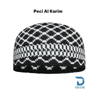 Peci Rajut Motif Sorban Peci Rajut Al Karim Peci Dewasa Hanmade