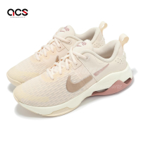 Nike 訓練鞋 Wmns Zoom Bella 6 女鞋 米白 粉紅 氣墊 支撐 運動鞋 DR5720-800