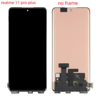 Amoled For realme 11 pro+ LCD Screen Display Touch Screen Digitizer realme 11 pro plus RMX3740 RMX3741