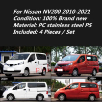 For Nissan NV200 2010-2021 Accessories Window Roof Sun Rain Shade Vent Visor Spoiler Wing Car Cover Waterproof Stainless Steel