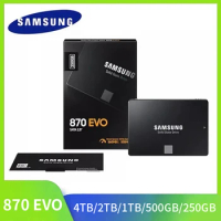 SAMSUNG SSD 870 EVO 4TB 1TB 2TB 250 500GB Internal Solid State Disk HDD Hard Drive SATA3 2.5 inch Laptop Desktop MLC disco duro
