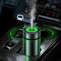 Mini USB Car Aroma Diffuser LED Lamp Rechargeable Smart Essential Oil Air Freshener Diffuser Aromatherapy