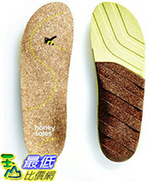 [美國直購] Honey Soles (SIZE D, Men's 7.5 - 9 USA) 軟木鞋墊 Natural Cork Shoe Insoles