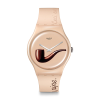 Swatch 藝術之旅系列 馬格利特-形象的叛逆 原創系列手錶 (41mm) 男錶 女錶