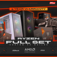 #   PCU LEGACY #   AMD AM5 GAMING PC PACKAGE / AMD RYZEN 5 7500F 7600X 8400F 8600G 9600X / AMD RYZEN