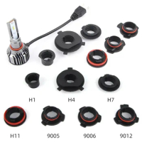 2PCS/lot Car LED Headlight Bulb Base Adapter Socket Holder HB4/HB3/H11/H7/H4/H3/H1 Head Lamp Retainer Clips