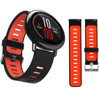 22mm Smart Watch Band For Xiaomi Huami Amazfit Stratos 2 2S Soft Silicone Wristband for Xiaomi Huami Amazfit PACe Bracelet Strap