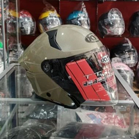 HELM KYT TTR JET SAND KHAKI ORIGINAL - Double Visor - DOT ECE SNI - Pinlock EQRS - M-XXL M