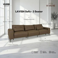 VIVERE Lavish Sofa 3 Seater - Sofa Recliner Ruang Tamu