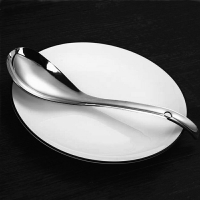 304不銹鋼飯勺盛飯勺大湯勺分餐勺公勺調羹家用米飯勺子不粘米飯