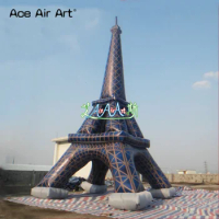 2022 Huge Inflatable Eiffel Tower Model With Fan For Trade Show/ Advertising/Decoration Made By Ace Air Art