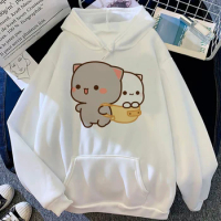 Bubu Dudu hoodies women japanese sweat y2k vintage Fleece pulls female anime sweatshirts