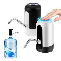 【SYU】智能一鍵出水 桶裝水抽水器(USB充電 飲水機小型 電動抽水器 抽水機 吸水器)