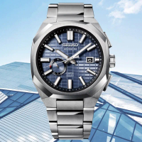【SEIKO 精工】Astron系列 GPS 鈦金屬 薄型衛星電波腕錶 母親節 禮物 推薦(SSJ013J1/3X62-0AA0B)
