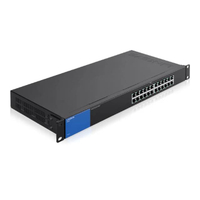 LGS124 24-Port Unmanaged Gigabit Switch เน็ตเวิร์คสวิตช์สำหรับธุรกิจ รับประกันตลอดอายุการใช้งาน