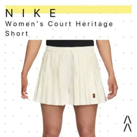 Nike Women's Court Heritage Short - Celana Olahraga Wanita/Sports Pants Women XS Sail