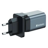 【Verbatim 威寶】PD35W GaN氮化鎵超高速充電器2孔(旅行充電器 可拆式轉接頭)
