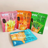 [Yo!Man] Gulungan Tauhu Pedas–Cendawan King Oyster/Cendawan Enoki/Rumpai Laut/Rebung 100G [Yo!Man] S