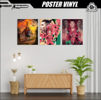 DEKORASI KAMAR RUMAH RUANGAN TAMU POSTER STICKER/STIKER VINYL POSTER FOTO MOTIF WORLD CUP QATAR 2022