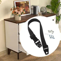 TV Safety Strap Anti Tip Prevention Secure Stand TV Wall Anchor Strap for Bookshelf Dresser Flat Screen TV Stands Cabinets