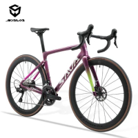 SAVA R16-7120 Road Bike 24-Speed Carbon Fiber road bike Carbon Fiber Handlebars+Wheels With SHIMAN0 105 R7120 Racing Bike