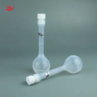10ml grade B FEP volumetric flask, resistant to strong acid and alkali, pure