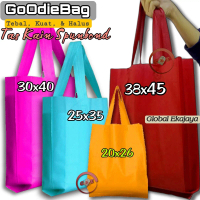 Tas Kain Belanja Spunbond Goodie Bag Model Handle Lipat Samping Uk Sedang Besar Jumbo Totebag Paperb