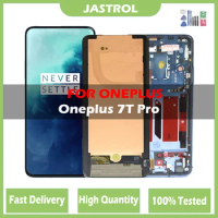 6.67" Original AMOLED Display For OnePlus 7T Pro LCD Touch Screen Digitizer Assembly Replacement Parts LCD With Frame