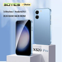 SOYES XS20 Pro 3.0" Small Phone 2GB RAM 16GB ROM Android8.1 Dual SIM Standby With Play Store BT Wifi GPS 3G Cell Phone