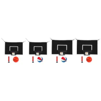 Mini Trampoline Basketball Hoop for Kids Outdoor Lightweight Board Basketball Frame Trampoline Attachment Accessories