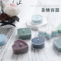 2pcs Candle Aromatherapy Box Round Love Christmas Tree Star shape DIY Candle Material just box