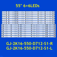 LED Backlight Strip for 55PUF6401/T3 55HFL5011T/12 LED55C2000I KDL-55W650D LE55M3370 TPT550J GJ-2K16-550-D712-S1-R L