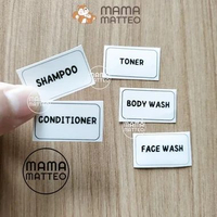STICKER BENING Label Nama Botol Refill Isi Ulang Stiker Transparan Sticker Only Softener