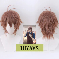 IDOLiSH7 Mido Torao Short Fluffy Layered Cosplay Wigs Heat Resistant Synthetic Hair Carnival Halloween Party + Free Wig Cap