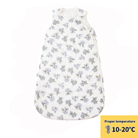 Elinfant Soft Newborn Baby Sleeping Bag Bamboo Cotton Warm Wearable Blanket Winter Print Vest Sleep