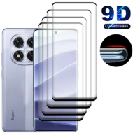 4Pcs For Redmi Note 14 Pro Glass Xiaomi Redmi Note 14 Pro Plus Tempered Glass Full Curved 9H Screen 