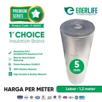 ENERLIFE PREMIUM Aluminium Foil Atap Rumah Exclusive 5mm Harga Per Meter
