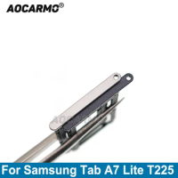 Aocarmo SIM Card Tray Slot For Samsung Galaxy Tab A7 Lite SM-T225 Replacement Part